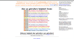 Desktop Screenshot of gebruikers.eu